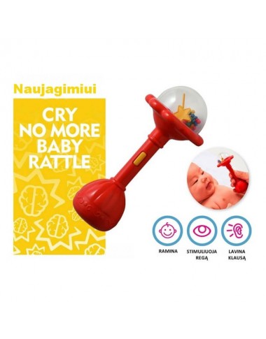 Brain Builders barškutis kūdikiams Nebeverk mažyli - vaizdas baltame fone