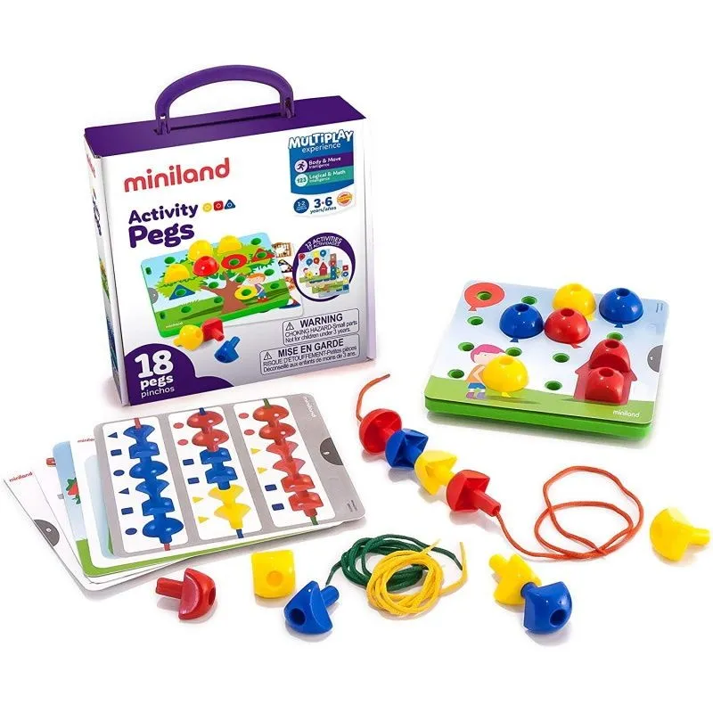 Miniland lavinamasis rinkinys - visi elementai bei pakuotė