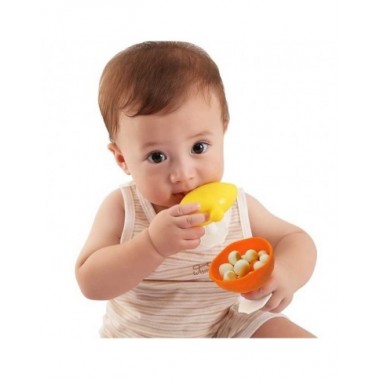 Mombella silikoninis kramtukas Žalias grybas kūdikiams ir kramtantis kūdikis