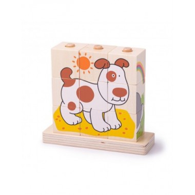 Bigjigs medinė suveriama dėlionė - Medinės dėlionės