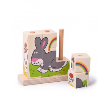 Bigjigs medinė suveriama dėlionė - Medinės dėlionės