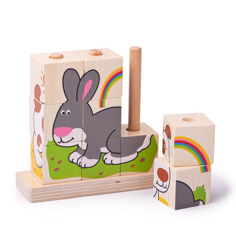 Bigjigs medinė suveriama dėlionė - Medinės dėlionės