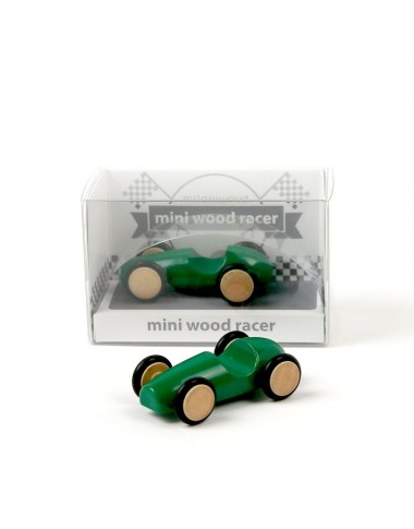 Milaniwood mini medinė lenktyninė mašina (4 cm) - Žaisliniai modeliukai