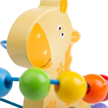 Bigjigs medinis žaislas Žirafa - Mediniai lavinamieji žaislai vaikams