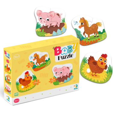 Dodo pirmoji didelių detalių dėlionė vaikams - Dėlionės vaikams nuo 2 metų