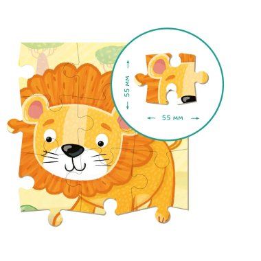 Dodo dėlionė vaikams Liūtukas (16 det.) - Dėlionės vaikams nuo 3 metų