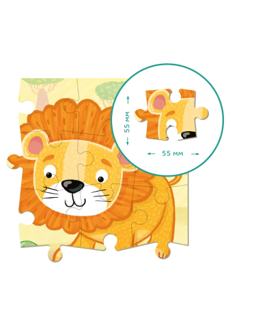 Dodo dėlionė vaikams Liūtukas (16 det.) - Dėlionės vaikams nuo 3 metų