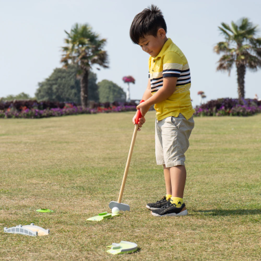 Bigjigs vaikiškas mini golfas - Lauko žaislai vaikams nuo 3 metų