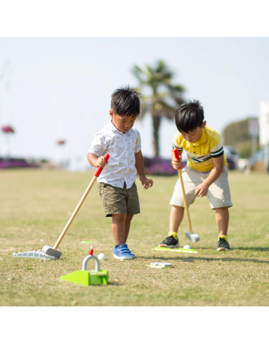 Bigjigs vaikiškas mini golfas - Lauko žaislai vaikams nuo 3 metų