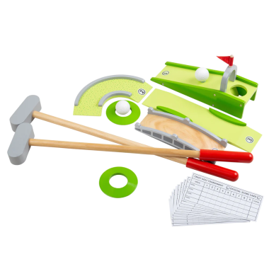 Bigjigs vaikiškas mini golfas - Lauko žaislai vaikams nuo 3 metų