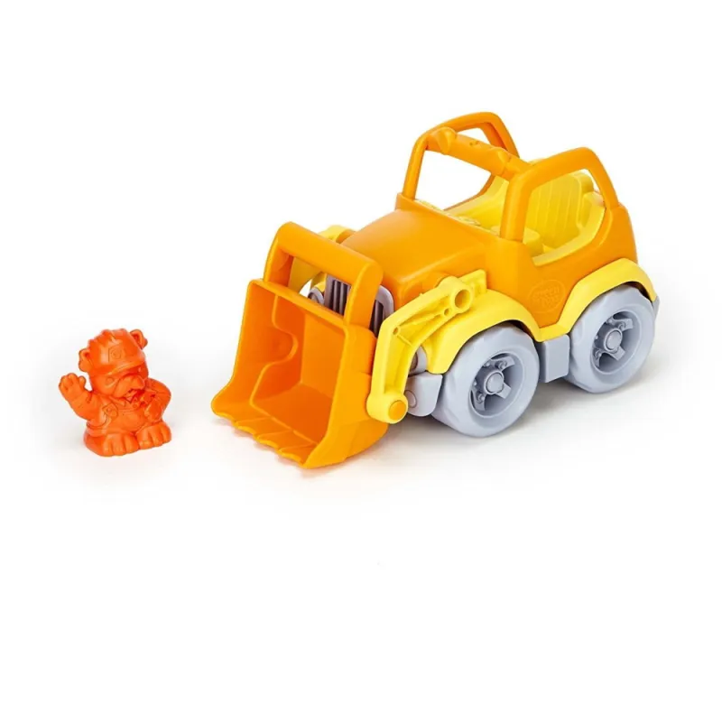 Green Toys žaislinis buldozeris - Žaislinės mašinos vaikams nuo 2 metų