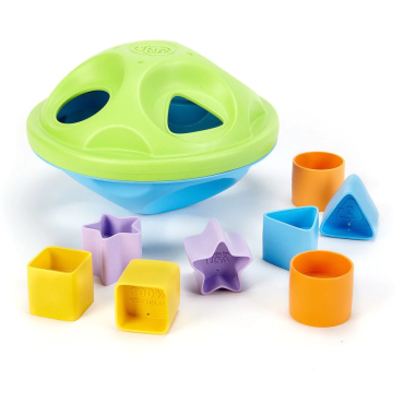 Green Toys formų rūšiuoklė - Lavinamieji žaislai kūdikiams