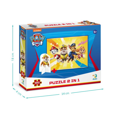 Dodo dėlionė vaikams Paw Patrol su figūrėle (60 det.) - Dėlionės vaikams nuo 4 metų