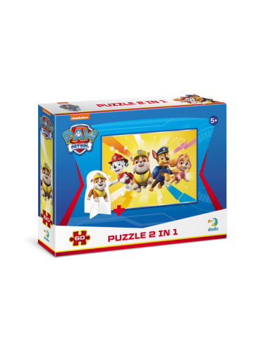 Dodo dėlionė vaikams Paw Patrol su figūrėle (60 det.) - Dėlionės vaikams nuo 4 metų