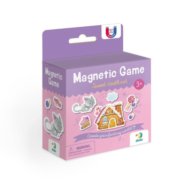 MON Magnetukų rinkinys Kačiukas smaližius (20 el.) - Magnetukų rinkinys vaikams nuo 3 metų