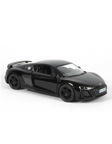 Kinsmart modeliukas 2020 Audi R8 Coupé, juodas - Mašinų modeliukai vaikams