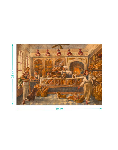 Dodo dėlionė Kepyklėlė (300 det.) - Dėlionės nuo 8 metų