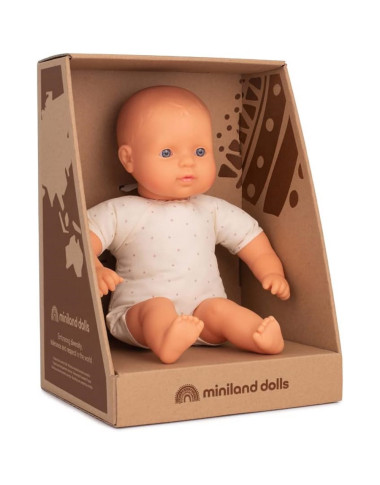 Miniland lėlė kūdikis minkštu kūneliu (32 cm) - Lėlės vaikams