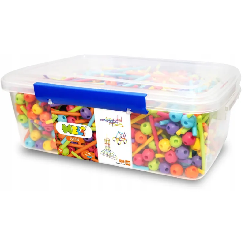 Meli Stik Edu konstruktorius (1200 el.) - Konstruktoriai darželiams