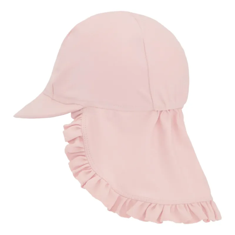 Rausva kepurė nuo saulės SPF 50+ (0-4 m.)