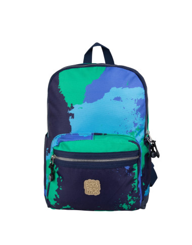 Pick & Pack vaikiška ergonominė mokyklinė kuprinė pradinukams Camo, M iš priekio