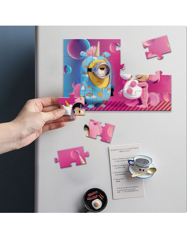 Dodo magnetinė Minions dėlionė Vienaragiai (16 el.) pakuotėje