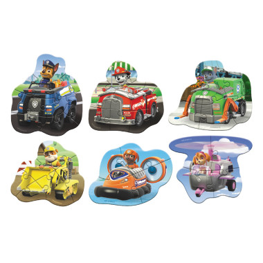 Dodo dėlionės vaikams Paw Patrol (6 dėlionės) sudėtos