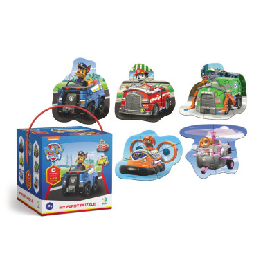 Dodo dėlionė vaikams Paw Patrol (6 dėlionės) ir jų pakuotė