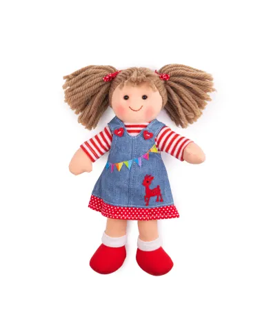 Bigjigs medžiaginė lėlytė Hattie sėdinti