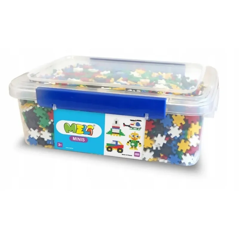 Meli Minis Edu konstruktorius (2800 el.) plastikinėje dėžutėje
