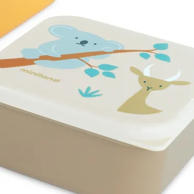 MIniland užkandžių dėžutė vaikams su koala ir stirna