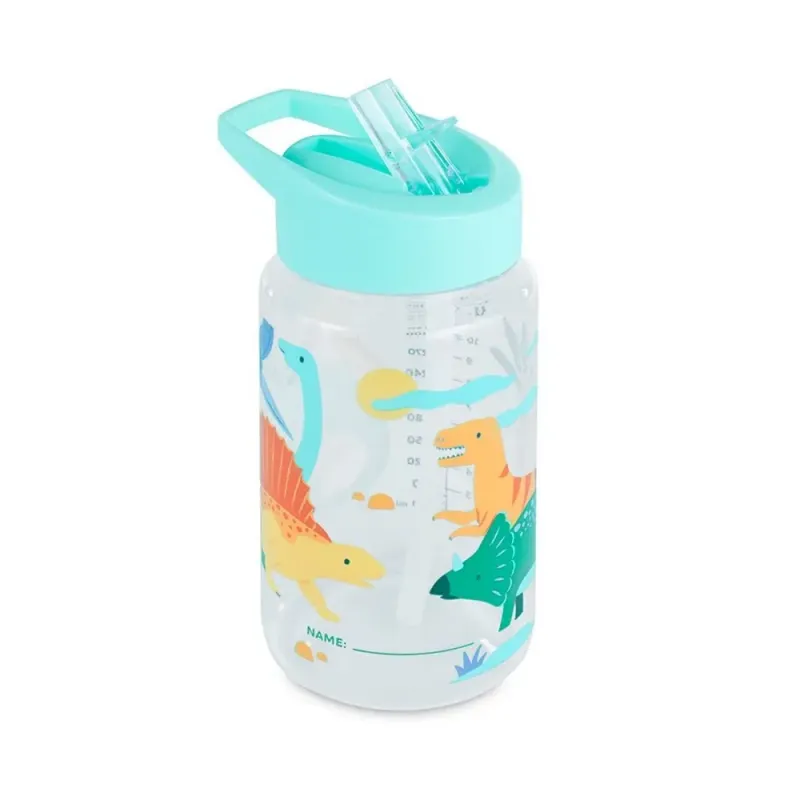 Miniland vaikiška gertuvė su šiaudeliu Dinozaurai - vaizdas iš priekio