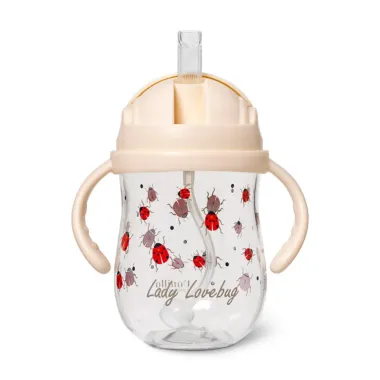 Vanilla Copenhagen Tritan gertuvė Ladybug 300 ml kūdikiams nuo 6 mėn.