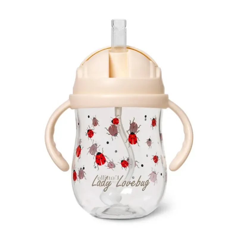 Vanilla Copenhagen Tritan gertuvė Ladybug 300 ml kūdikiams nuo 6 mėn.