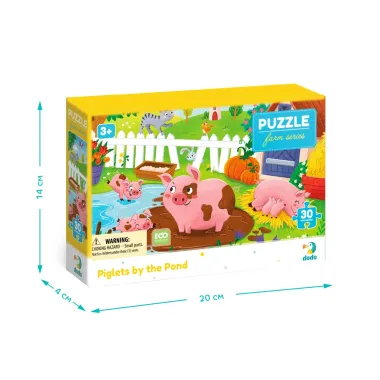 Puzlė vaikams nuo 3 metų Dodo su paršeliais ir kiaulyte