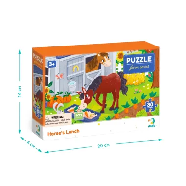 Puzlė vaikams nuo 3 metų Dodo su arkliulais