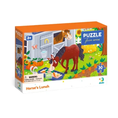 Dodo dėlionė vaikams nuo 3 metų Žirgų pietūs - dėžutė