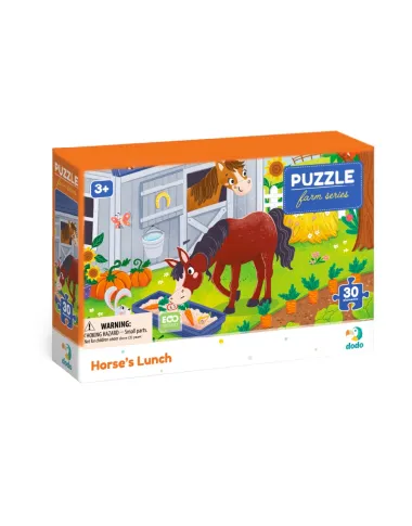 Dodo dėlionė vaikams nuo 3 metų Žirgų pietūs - dėžutė