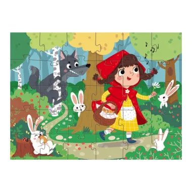 Dodo dėlionė Raudonkepuraitė - 30 detalių