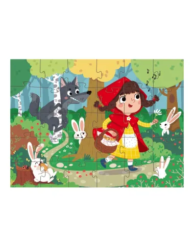 Dodo dėlionė vaikams nuo 3 metų Raudonkepuraitė - dėžutė