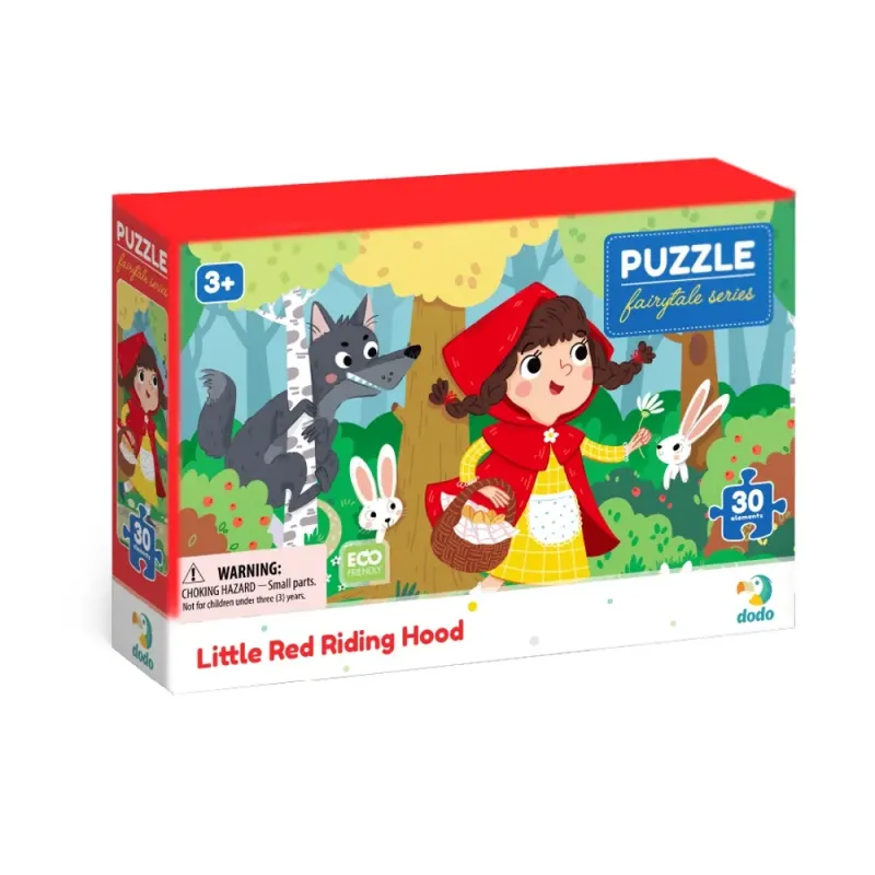 Dodo dėlionė vaikams nuo 3 metų Raudonkepuraitė - dėžutė