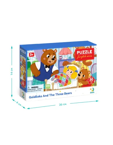 Dodo dėlionė vaikams nuo 3 metų Auksaplaukė - dėžutė