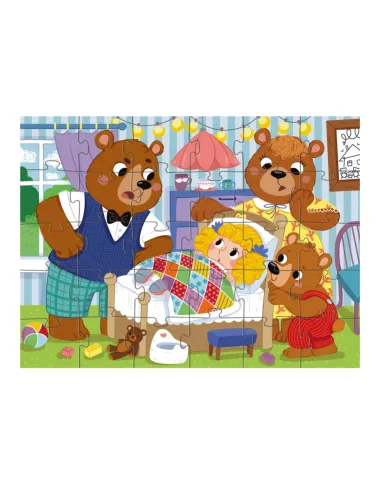 Dodo dėlionė vaikams nuo 3 metų Auksaplaukė - dėžutė