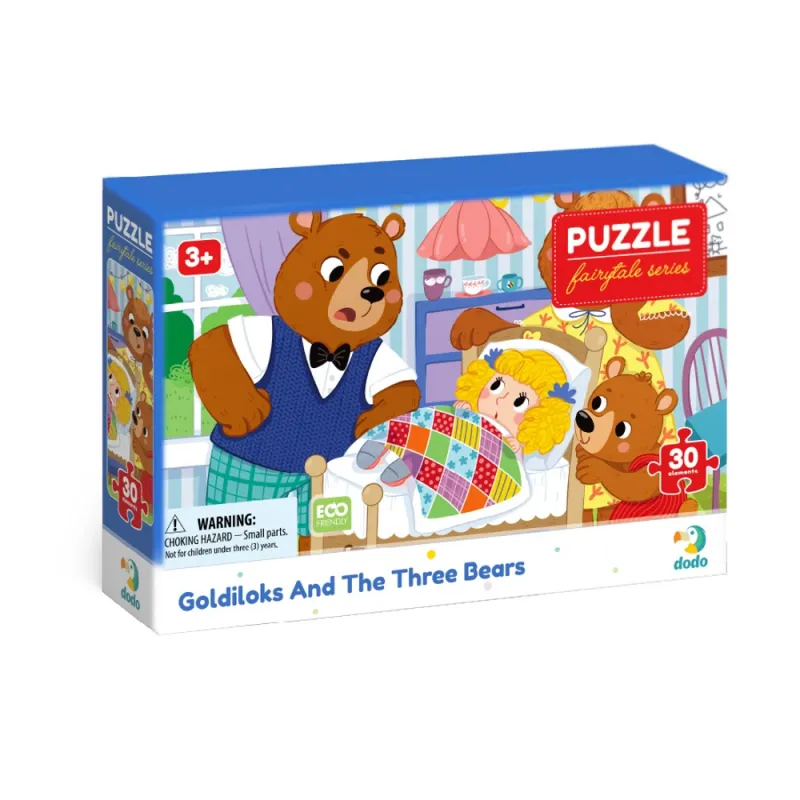 Dodo dėlionė vaikams nuo 3 metų Auksaplaukė - dėžutė