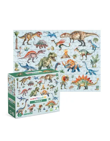 Dodo Montessori dėlionė Dinozaurai -dėžutė