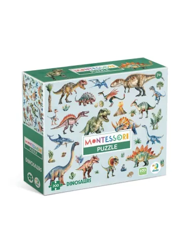 Dodo Montessori dėlionė Dinozaurai -dėžutė