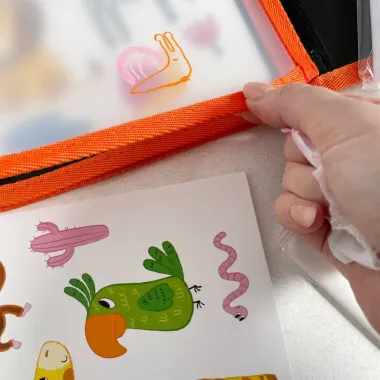 Daugkartinė piešimo knyga vaikams kelionėms