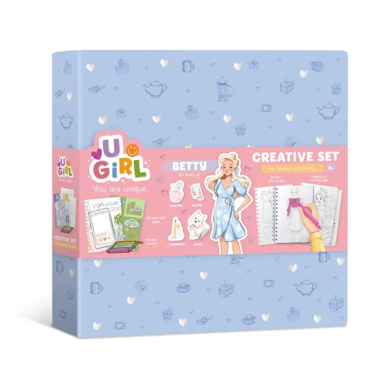 Dodo UGIRL Betty kūrybinis rinkinys -dėžutė