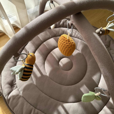 Lavinamasis kilimėlis kūdikiams Honeybee (90 cm) | Lapute.lt