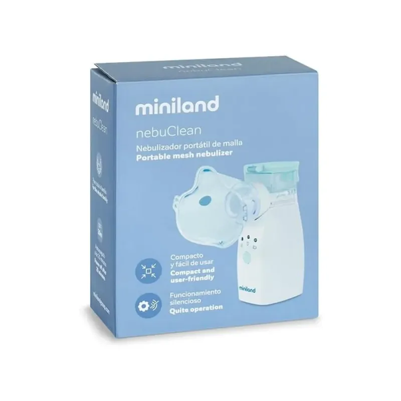 Miniland nešiojamas inhaliatorius Nebuclean su kauke - pakuotė
